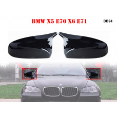 Capace oglinzi tuning negre M pentru BMW X5 E70 X6 E71 - DB94 - Sellzone.bg Capace oglinzi tuning negre M pentru BMW X5 E70 X6 E71 - DB94