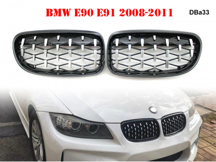 Grile duble tip diamond pentru BMW 3 E90 E91 - DBa33 - Sellzone.bg Grile duble tip diamond pentru BMW 3 E90 E91 - DBa33