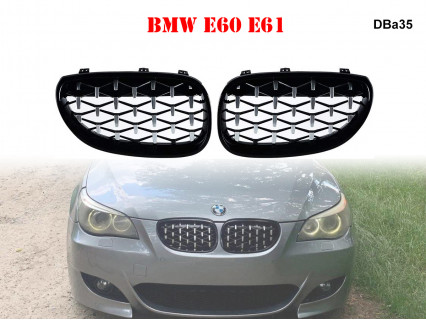 Grile duble tip Diamond cu manopera de înaltă calitate pentru BMW 5 E60 E61 - DBa35 - Sellzone.bg Grile duble tip Diamond cu manopera de înaltă calitate pentru BMW 5 E60 E61 - DBa35