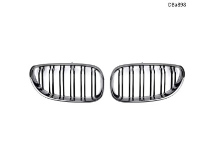 Grile Tuning duble cu crom BMW 5 E60 E61 - DBa898 - Sellzone.bg Grile Tuning duble cu crom BMW 5 E60 E61 - DBa898