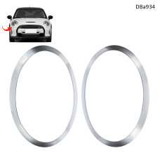 Ornamente cromate faruri pentru MINI F55 / F56 / F57 - Set inele stânga și dreapta - DBa934