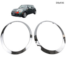Ornamente cromate faruri MINI F55 F56 F57 (2007–2015) Set inele stânga și dreapta - DBa936