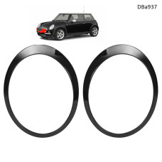 Ornamente faruri negre pentru MINI F55 F56 F57 (2007–2015) – Set inele stânga și dreapta - DBa937