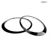 Ornamente faruri negre pentru MINI F55 F56 F57 (2007–2015) – Set inele stânga și dreapta - DBa937 - Изображение 2