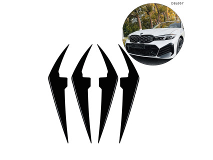 Accesorii laterale bara față BMW 3 G20 LCI M Sport 2023+, negru lucios – DBa957 - Sellzone.bg Accesorii laterale bara față BMW 3 G20 LCI M Sport 2023+, negru lucios – DBa957