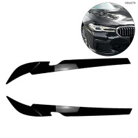 Ornamente / Pleoape faruri BMW 5 G30/G31 2021-2023 – Negru lucios – DBa974