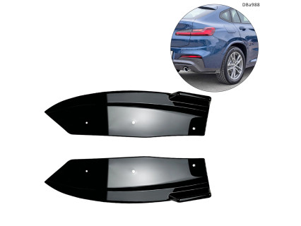 Ornamente laterale tuning pentru bara spate BMW X4 G02 M Sport 2018-2021 – DBa988 - Sellzone.bg Ornamente laterale tuning pentru bara spate BMW X4 G02 M Sport 2018-2021 – DBa988