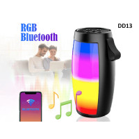 Boxa compacta portatil cu RGB LED lumini - DD13  - Sellzone.bg Boxa compacta portatil cu RGB LED lumini - DD13