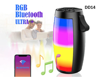 Boxa compacta Ultra+ Bluetooth cu RGB LED lumini - DD14  - Sellzone.bg Boxa compacta Ultra+ Bluetooth cu RGB LED lumini - DD14