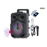 Wirelees Bluetooth Karaoke difuzor cu microfon  - DD24 - Sellzone.bg Wirelees Bluetooth Karaoke difuzor cu microfon  - DD24