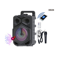 Wirelees Bluetooth Karaoke difuzor cu microfon  - DD24 - Sellzone.bg Wirelees Bluetooth Karaoke difuzor cu microfon  - DD24