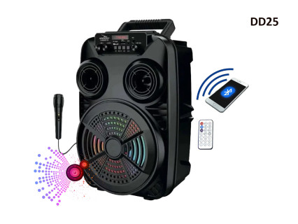 Wireless difuzor Super Bass cu microfon si telecomanda - DD25 - Sellzone.bg Wireless difuzor Super Bass cu microfon si telecomanda - DD25
