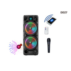 Difuzor Portabil cu funccionalitate Bluetooth si doua boxe puternice - DD27 - Sellzone.bg Difuzor Portabil cu funccionalitate Bluetooth si doua boxe puternice - DD27