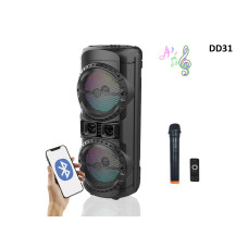 Karaoke sistema cu puterea de 12 inchi Bluetooth boxa - DD31 - Sellzone.bg Karaoke sistema cu puterea de 12 inchi Bluetooth boxa - DD31