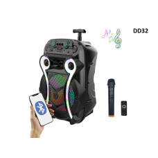Sistema Bluetooth karaoke cu 15 inchi Woofer - DD32 - Sellzone.bg Sistema Bluetooth karaoke cu 15 inchi Woofer - DD32
