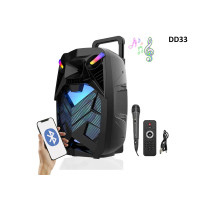 Difuzor Portabil 15 inchi si 40W cu multimedia - DD33 - Sellzone.bg  Difuzor Portabil 15 inchi si 40W cu multimedia - DD33
