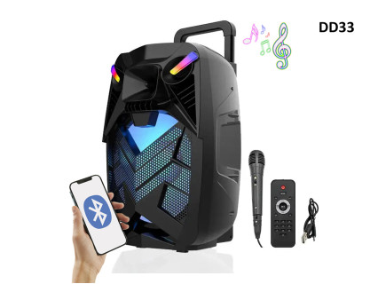 Difuzor Portabil 15 inchi si 40W cu multimedia - DD33 - Sellzone.bg  Difuzor Portabil 15 inchi si 40W cu multimedia - DD33