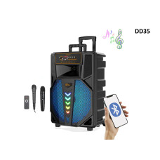 Difuzor multifunctional de 15 inchi si doau microfoane - DD35 - Sellzone.bg  Difuzor multifunctional de 15 inchi si doau microfoane - DD35