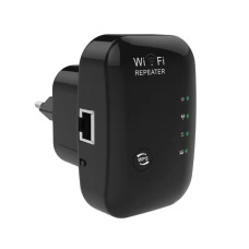 Amplificator de internet WiFi Black repeater cu 4 lumini – DD414 - Sellzone.bg Amplificator de internet WiFi Black repeater cu 4 lumini – DD414