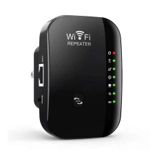 Amplificator de internet WiFi Black repeater cu 7 lumini – DD416 - Sellzone.bg Amplificator de internet WiFi Black repeater cu 7 lumini – DD416
