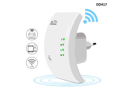 Repetitor de 300 Mbps ce extinde conexiunea WiFi - DD417 - Sellzone.bg Repetitor de 300 Mbps ce extinde conexiunea WiFi - DD417