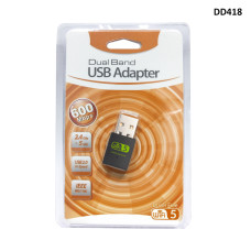 Adaptor wireless mini USB WiFi pentru viteza conexiunii la internet de până la 600 Mbps - DD418 - Sellzone.bg  Adaptor wireless mini USB WiFi pentru viteza conexiunii la internet de până la 600 Mbps - DD418