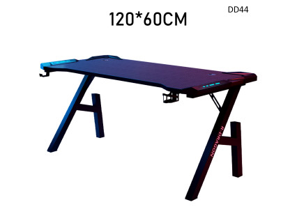 Birou de gaming in forma de Z cu lumini 120*60cm - DD44 - Sellzone.bg Birou de gaming in forma de Z cu lumini 120*60cm - DD44
