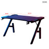 Birou de gaming in forma de Z cu lumini 80*60cm - DD45 - Изображение 1 - Sellzone.bg Birou de gaming in forma de Z cu lumini 80*60cm - DD45 - Изображение 1