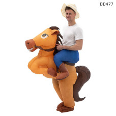 Costum de petrecere gonflabil Călăresc un cal - DD477 - Sellzone.bg Costum de petrecere gonflabil Călăresc un cal - DD477