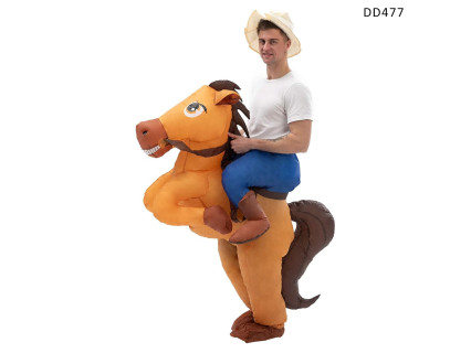 Costum de petrecere gonflabil Călăresc un cal - DD477 - Sellzone.bg Costum de petrecere gonflabil Călăresc un cal - DD477