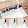 Chiuvetă de bucătărie multifuncțională de lux cu cascadă și afișaj alb - DD486 - Изображение 6 - Sellzone.bg Chiuvetă de bucătărie multifuncțională de lux cu cascadă și afișaj alb - DD486 - Изображение 6