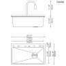 Chiuvetă de bucătărie de lux cu funcții și afișaj negra - DD488 - Изображение 10 - Sellzone.bg Chiuvetă de bucătărie de lux cu funcții și afișaj negra - DD488 - Изображение 10