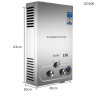 Încălzitor portabil de apă pe gaz 10L pentru camping și aer liber – DD500 - Изображение 2 - Sellzone.bg Încălzitor portabil de apă pe gaz 10L pentru camping și aer liber – DD500 - Изображение 2