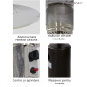 Incalzitor exterior pe gaz tip Umbrela, aragaz cu roti pentru exterior - DD512 - Изображение 2 - Sellzone.bg Incalzitor exterior pe gaz tip Umbrela, aragaz cu roti pentru exterior - DD512 - Изображение 2