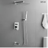 Duș de lux pentru montaj în perete cu baterie de perete, culoare crom – DD518 - Изображение 3 - Sellzone.bg Duș de lux pentru montaj în perete cu baterie de perete, culoare crom – DD518 - Изображение 3