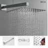 Duș de lux pentru montaj în perete cu baterie de perete, culoare crom – DD518 - Изображение 1 - Sellzone.bg Duș de lux pentru montaj în perete cu baterie de perete, culoare crom – DD518 - Изображение 1