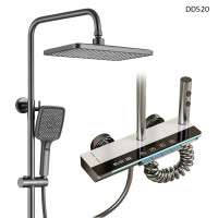 Sistem de duș de lux cu afișaj LED pentru temperatură și timp – DD520 - Sellzone.bg Sistem de duș de lux cu afișaj LED pentru temperatură și timp – DD520