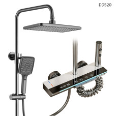 Sistem de duș de lux cu afișaj LED pentru temperatură și timp – DD520 - Sellzone.bg Sistem de duș de lux cu afișaj LED pentru temperatură și timp – DD520
