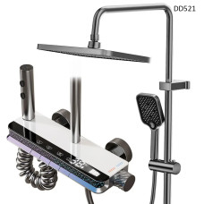 Sistem de duș de lux cu amestecător Cosmos iluminat  DD521 - Sellzone.bg Sistem de duș de lux cu amestecător Cosmos iluminat  DD521