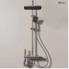 Sistem de duș de lux cu amestecător Cosmos iluminat  DD521 - Изображение 4 - Sellzone.bg Sistem de duș de lux cu amestecător Cosmos iluminat  DD521 - Изображение 4