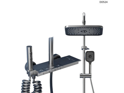 Set duș tip Pian 6 în 1 pentru baie, cu presiune înaltă - DD524 - Sellzone.bg Set duș tip Pian 6 în 1 pentru baie, cu presiune înaltă - DD524