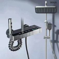 Sistem de duș de lux cu afișaj digital și 4 funcții - DD525 - Sellzone.bg Sistem de duș de lux cu afișaj digital și 4 funcții - DD525