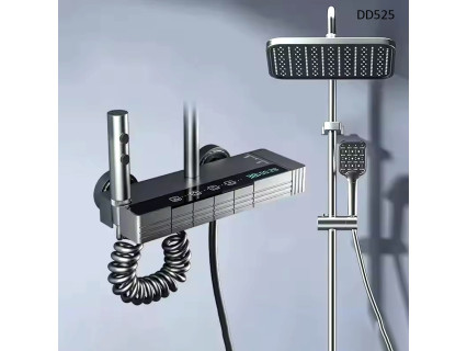 Sistem de duș de lux cu afișaj digital și 4 funcții - DD525 - Sellzone.bg Sistem de duș de lux cu afișaj digital și 4 funcții - DD525