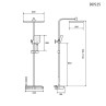 Sistem de duș de lux cu afișaj digital și 4 funcții - DD525 - Изображение 6 - Sellzone.bg Sistem de duș de lux cu afișaj digital și 4 funcții - DD525 - Изображение 6