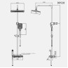Sistem de duș de lux cu butoane tip pian și 4 funcții - DD528 - Изображение 4 - Sellzone.bg Sistem de duș de lux cu butoane tip pian și 4 funcții - DD528 - Изображение 4