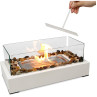 Șemineu decorativ de masă cu bioetanol, alb, cu set de accesorii - DD531 - Изображение 1 - Sellzone.bg Șemineu decorativ de masă cu bioetanol, alb, cu set de accesorii - DD531 - Изображение 1