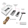 Șemineu decorativ de masă cu bioetanol, alb, cu set de accesorii - DD531 - Изображение 3 - Sellzone.bg Șemineu decorativ de masă cu bioetanol, alb, cu set de accesorii - DD531 - Изображение 3