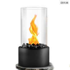 Șemineu decorativ cu bioetanol și pietre decorative negre - DD538 - Sellzone.bg Șemineu decorativ cu bioetanol și pietre decorative negre - DD538