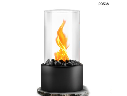 Șemineu decorativ cu bioetanol și pietre decorative negre - DD538 - Sellzone.bg Șemineu decorativ cu bioetanol și pietre decorative negre - DD538