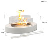 Șemineu de masă decorativ - design alb elegant - DD543 - Изображение 2 - Sellzone.bg Șemineu de masă decorativ - design alb elegant - DD543 - Изображение 2